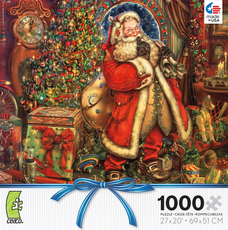 Santa's North Pole Zac Kinkade Classic Christmas Christmas Jigsaw Puzzle By Ceaco