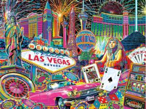 Las Vegas Las Vegas Large Piece By Ceaco