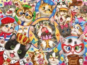 Character Cats (Kayomi Harai) Collage By Ceaco