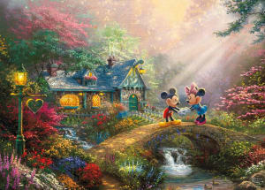 Mickey and Minnie Sweetheart Bridge Mickey & Friends By Ceaco