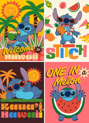 Stitch Collage Movies & TV By Ceaco