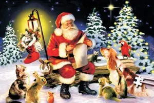 World's Smallest Jigsaw Puzzle -Naughty or Nice Christmas By TDC Games