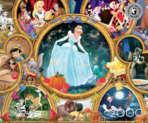 Silver: Classic Collage Disney Princess By Ceaco