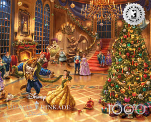 Silver: Beauty and the Beast Christmas Celebration Disney Princess By Buffalo Games