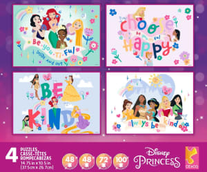Disney Princess Kids Multipack - Various Piece Jigsaw Puzzle