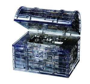Treasure Chest 3D Crystal Puzzle Pirate By Bepuzzled