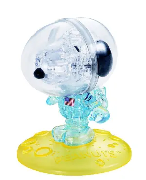 Snoopy Astronaut 3D Crystal Puzzle Peanuts By Bepuzzled