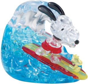 Snoopy Surf  3D Crystal Puzzle