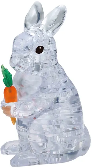White Rabbit Original 3D Crystal Puzzle Forest Animal By Bepuzzled