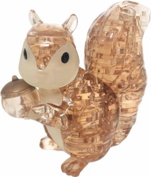 Squirrel 3D Crystal Puzzle Forest Animal Crystal Puzzle By Bepuzzled