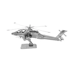 AH-64 Apache Boeing helicopter Military By Metal Earth