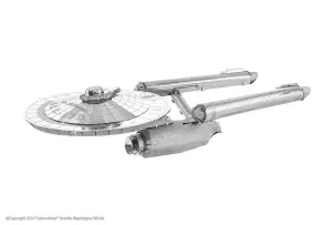 USS Enterprise NCC-1701 Movies & TV By Metal Earth