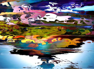 Un Dégradé Des Plus Cosmique Abstract By Jacarou Puzzles