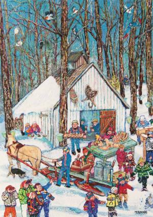 Sugar Shack Cabin & Cottage Jigsaw Puzzle By Pierre Belvedere