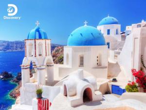 Santorini, Greece - Discovery Travel Lenticular Puzzle By Prime 3d Ltd