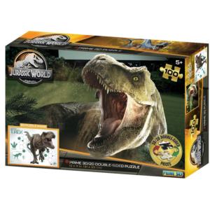 Jurassic World - T-Rex Zone Dinosaurs Children's Puzzles By Prime 3d Ltd