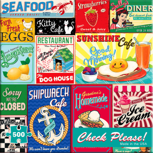 Vintage Signs Collage By Re-marks