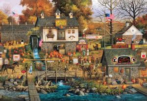 Olde Buck's County Americana Large Piece By Buffalo Games