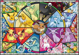 Pokemon - Eevee's Stained Glass Pokemon By Buffalo Games