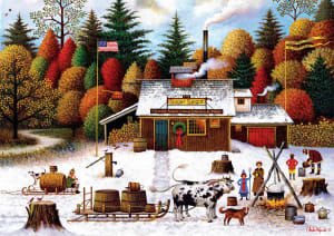 Vermont Maple Tree Tappers Cabin & Cottage By Buffalo Games