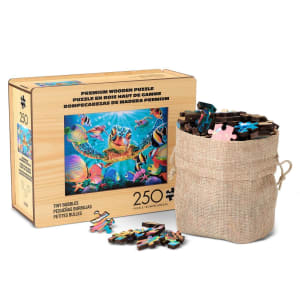 Wood Puzzle: Tiny Bubbles Flower & Garden By Buffalo Games