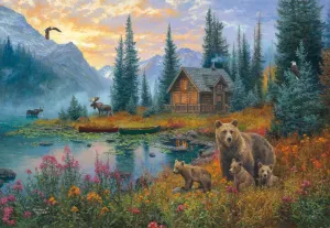 Silver: Wilderness Retreat Bear By Buffalo Games