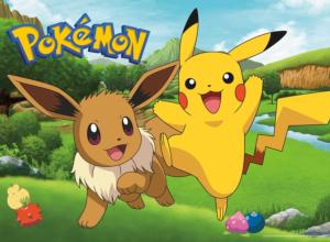 Pokemon - Eevee and Pikachu Pokemon Children's Puzzles By Buffalo Games