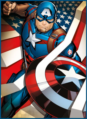 Marvel: The First Avenger Pop Culture Cartoon By Buffalo Games