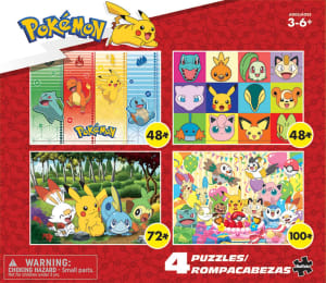 4 X 1 Kids Multipack - Kids Pokemon Multipack Pokemon By Buffalo Games