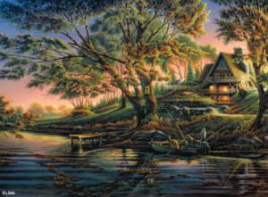 Close To Paradise Fishing Jigsaw Puzzle By Buffalo Games