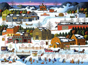 Holiday Collection: Hickory Haven Canal Americana By Buffalo Games