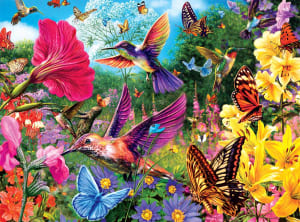 Hummingbird Garden Flower & Garden By Buffalo Games