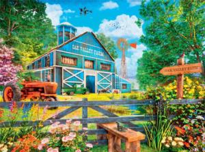 Oak Valley Farm Farm Jigsaw Puzzle By Buffalo Games