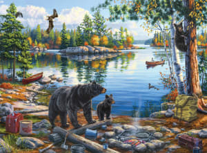 Blue Sky Reflection Camping By Buffalo Games
