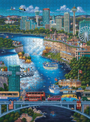 Niagara Falls Folk Art By Buffalo Games