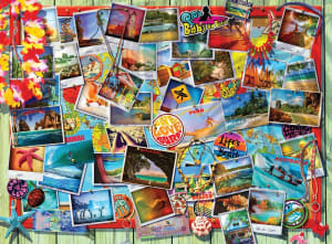 Classic Collage: Beaches Around the Globe Beach & Ocean By Buffalo Games