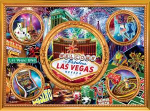 Las Vegas Collage Collage Jigsaw Puzzle By Buffalo Games