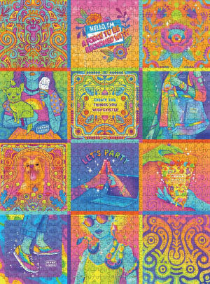 Bonjour: Neon Collage Collage By Buffalo Games