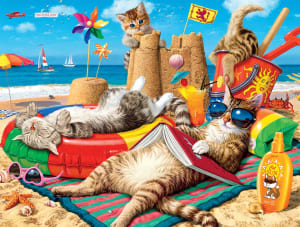 Cats: Beachcombers Beach & Ocean By Buffalo Games