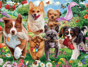 Playtime in the Meadow Dogs By Buffalo Games