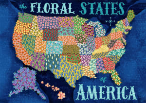 The Floral States of America Flower & Garden By Buffalo Games