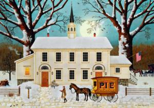 A Pie for the Parson Winter Large Piece By Buffalo Games