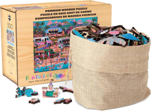 Wood Puzzle: Hawaiian Food Truck Festival - Whimsy Pieces Celebration By Buffalo Games