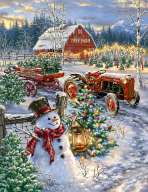 Christmas Tree Farm Christmas By Springbok