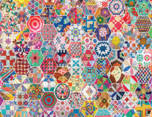 Crazy Quilts Pattern & Geometric By Springbok