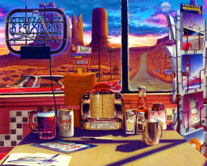 Love Diner Nostalgic & Retro By Springbok
