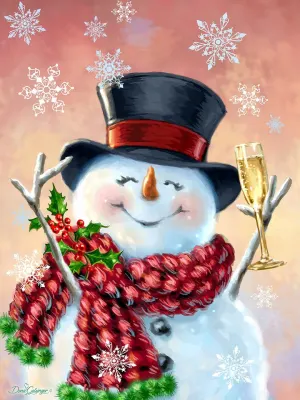 Jolly Snowman Limited Release Christmas By Springbok