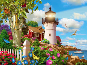 Coastal Illumination Lighthouse By Springbok