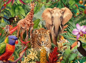 Jungle Animal Mashup Animals By Springbok