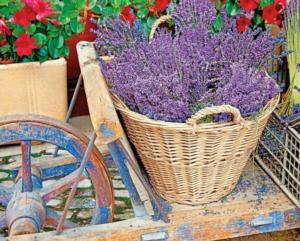 Basket of Lavender Photography Jigsaw Puzzle By Springbok